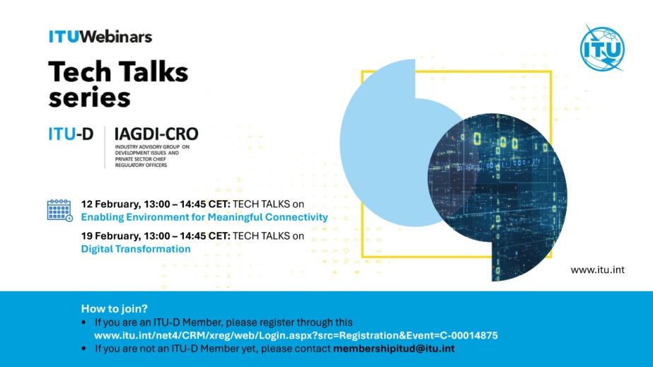 ITU Tech Talk Series - Banner