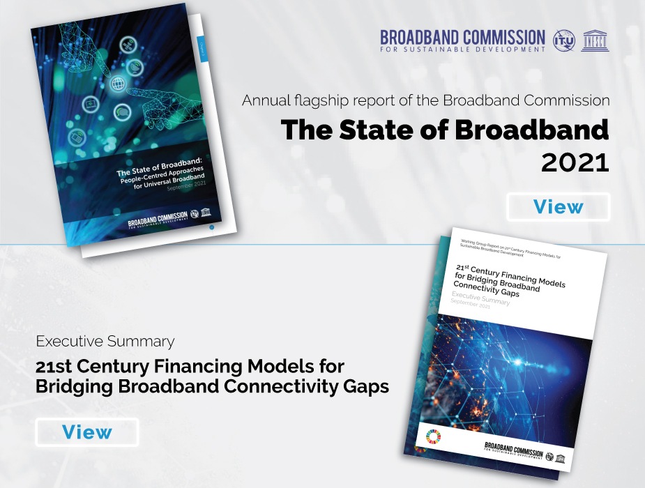 UN Broadband Commission Report - Banner